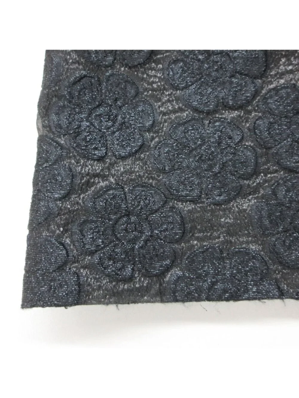 Chanel Pants 16c Camellia Jacquard All Over Pattern CC Logo Button High Waist